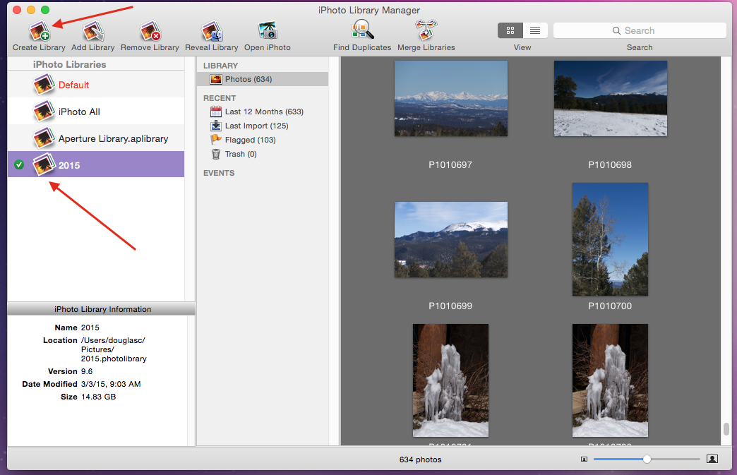 iphoto manager library